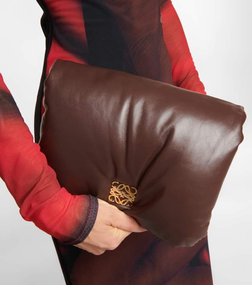 Кожаная сумка Loewe Gate