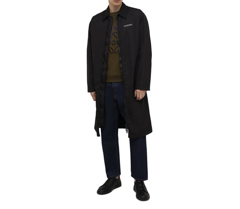Zegna Кожаные кеды Triple Stitch