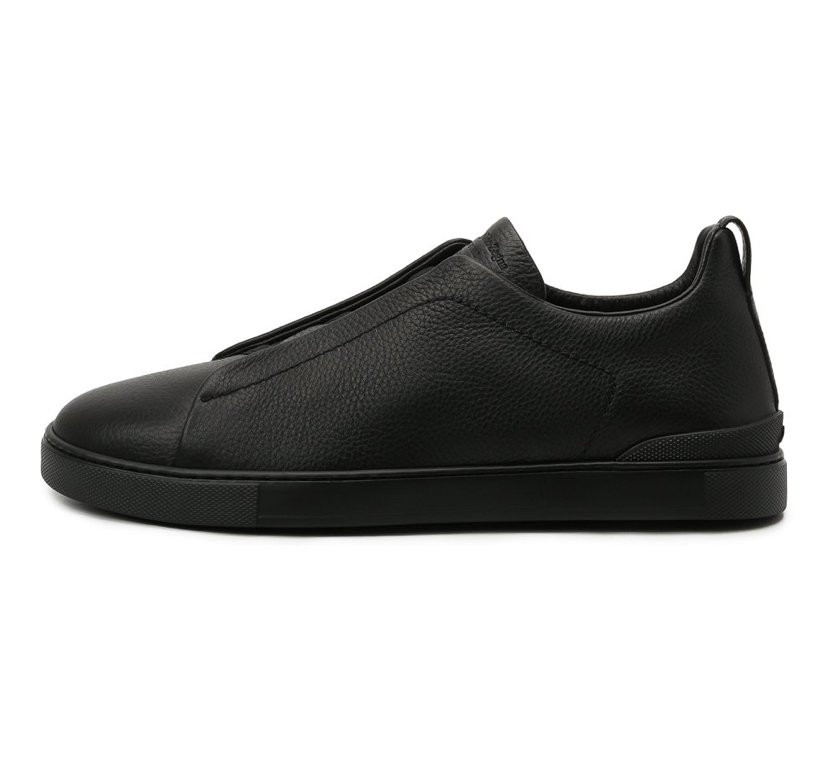 Zegna Кожаные кеды Triple Stitch
