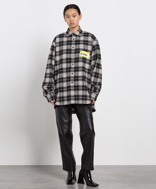 Хлопковая рубашка VETEMENTS