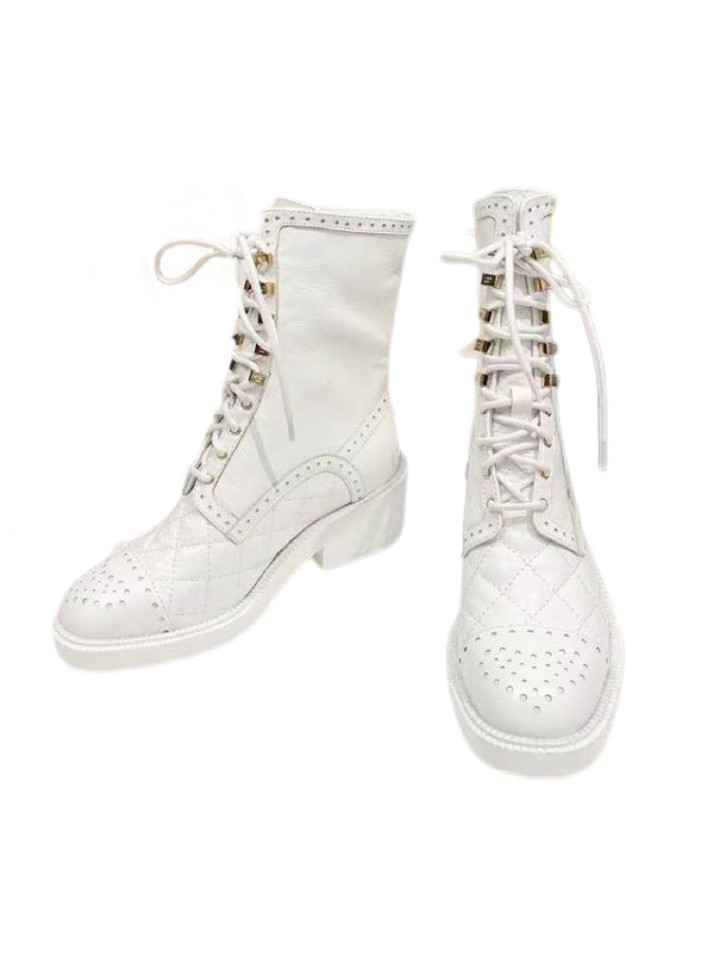 Ботинки Chanel со шнурками