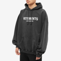 Худи VETEMENTS с принтом