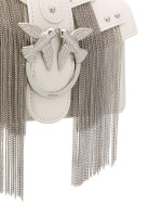 Сумка Pinko через плечо mini Love bag с металической бахромой
