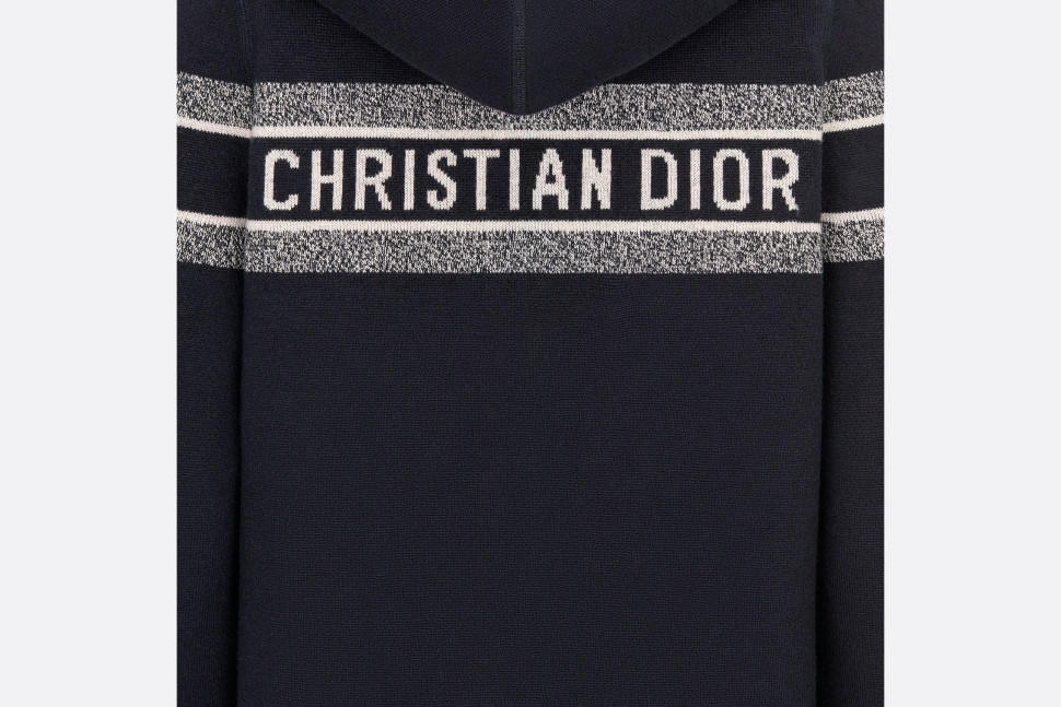 Толстовка двусторонняя Dior на молнии с капюшоном