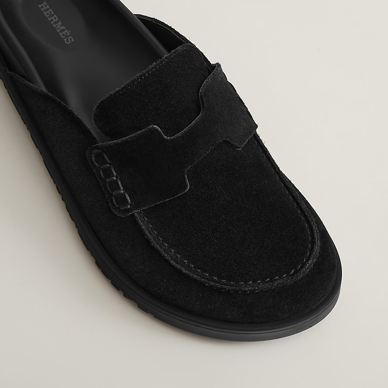 Замшевые мюли Hermes Go