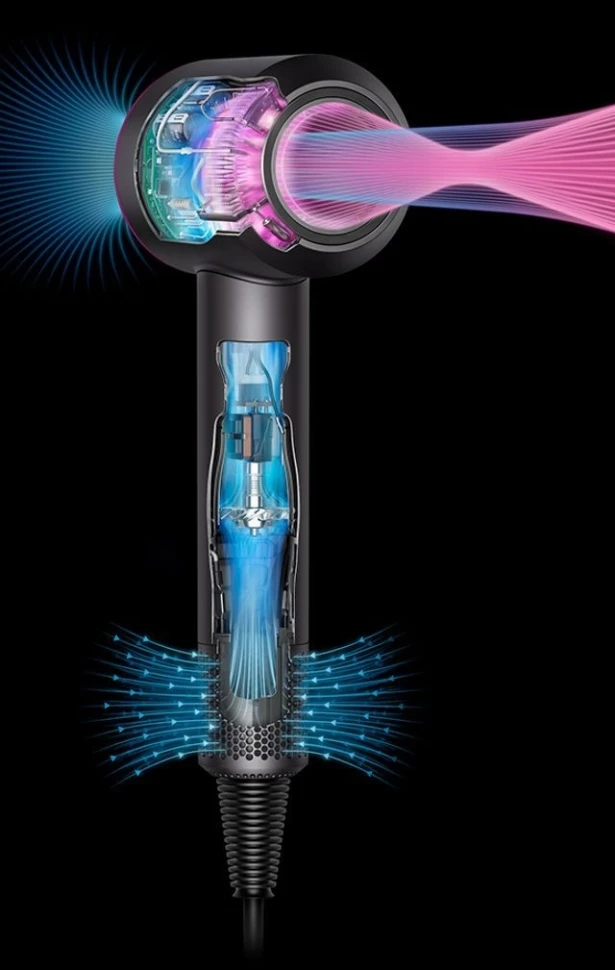 Фен Dyson Supersonic HD03, Purple, 4 насадки