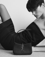 Сумка-мини Saint Laurent Le 5 A 7 из гладкой кожи
