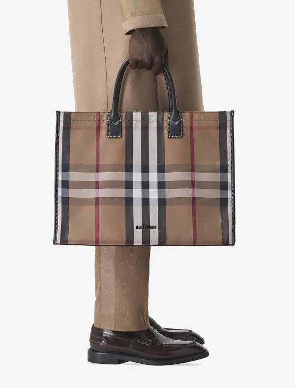 Сумка-тоут Burberry в клетку