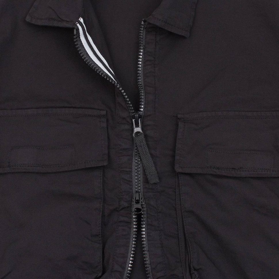 Рубашка STONE ISLAND на молнии с длинными рукавами