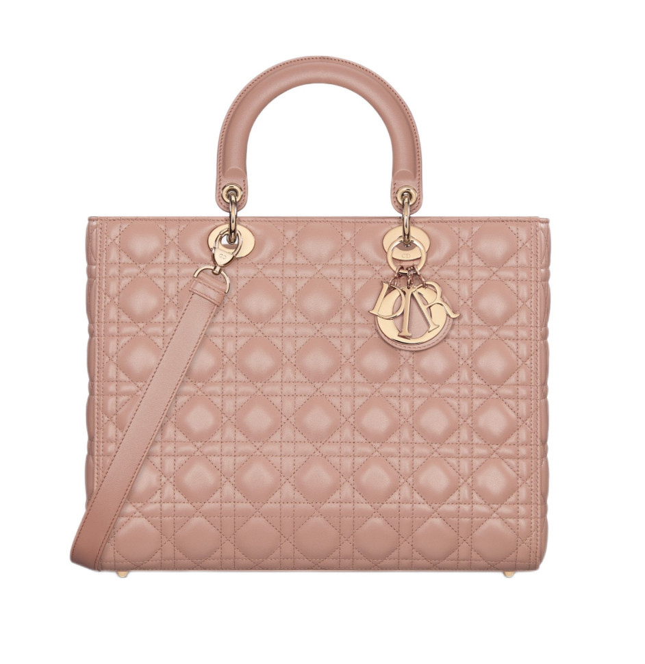 Сумка Dior Lady Dior, модель большого формата