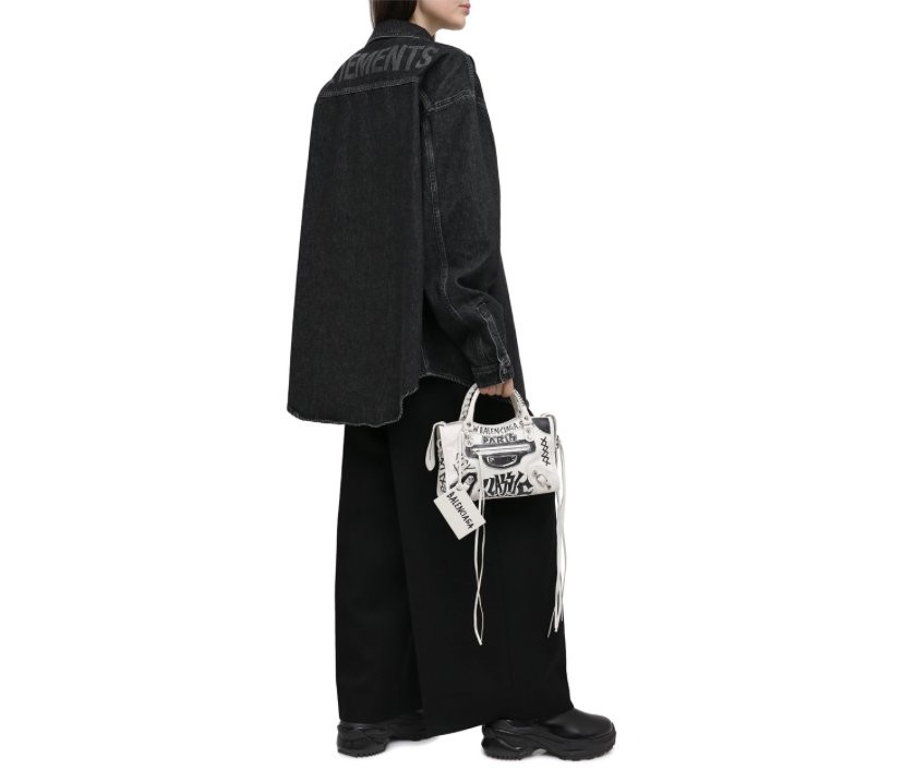 Джинсовая рубашка VETEMENTS